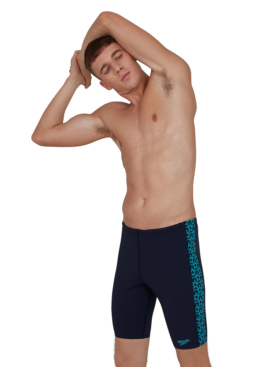 Speedo Men's BoomStar Splice Jammer - True Navy / Pool-537424