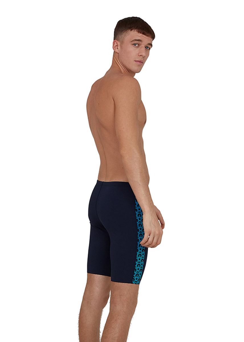 Speedo Men's BoomStar Splice Jammer - True Navy / Pool-brand