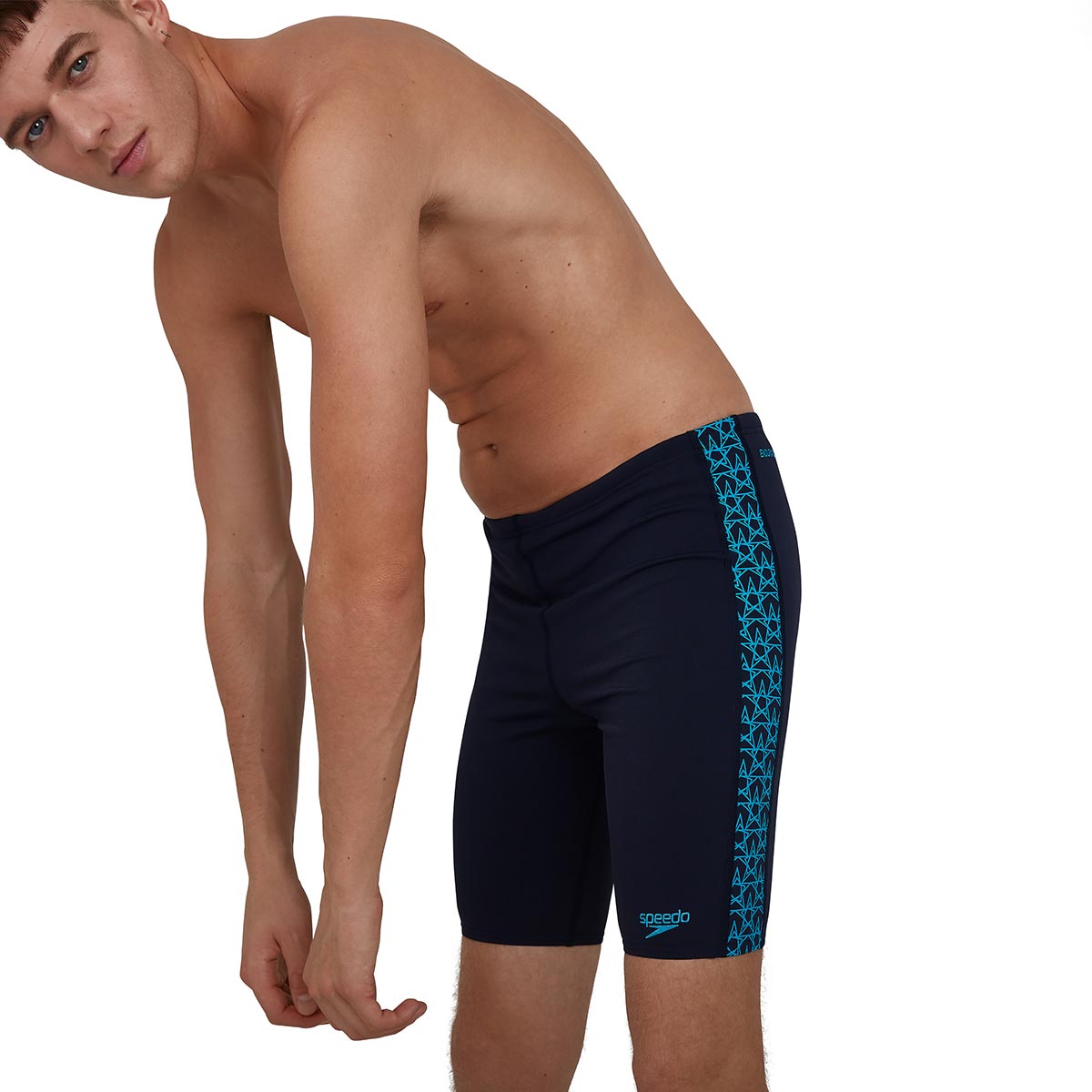 Speedo Men's BoomStar Splice Jammer - True Navy / Pool-537426