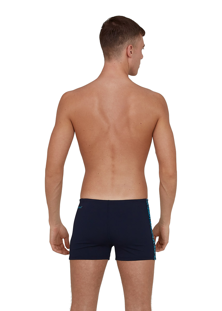 Speedo Men's BoomStar Splice Aquashort - True Navy / Pool-brand
