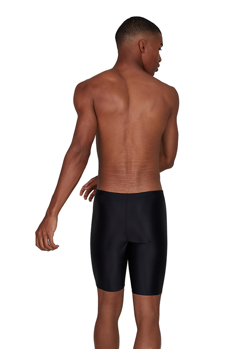 Speedo Men's Placement Jammer - Speedo Black / Oxid Grey-brand