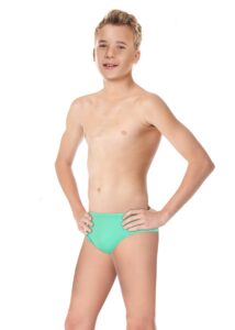 Speedo Boy's  Essentials Endurance+ 7cm Brief - Green Glow
