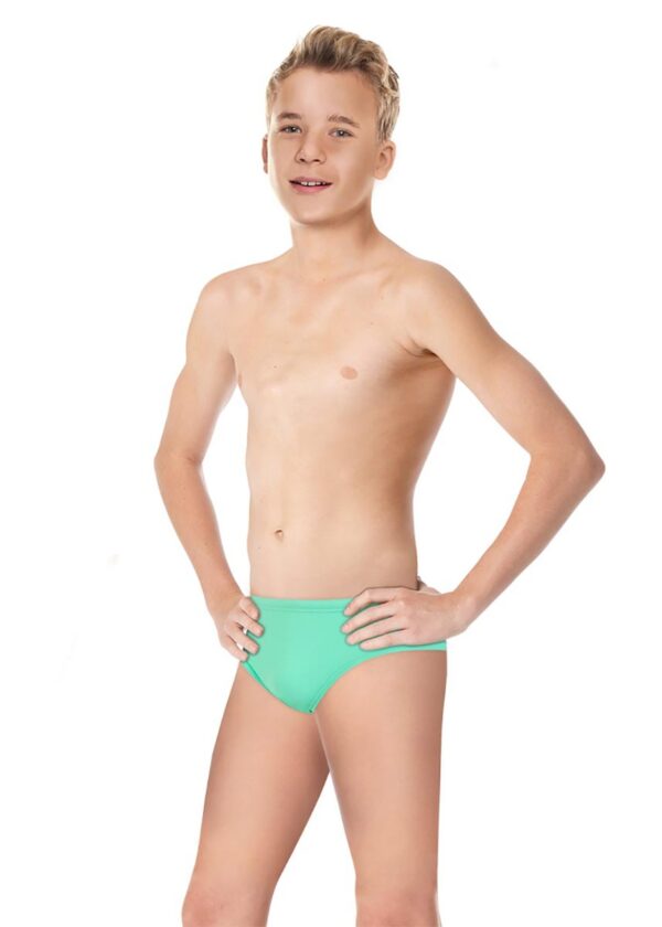 Speedo Boy's Essentials Endurance+ 7cm Brief - Green Glow-0