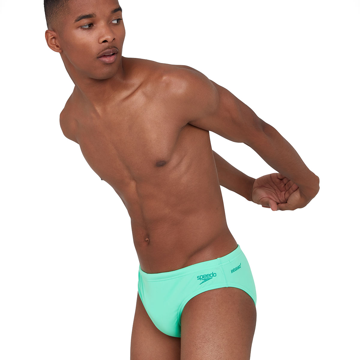 Speedo Men's Essentials Endurance+ 7cm Brief - Green Glow-537458