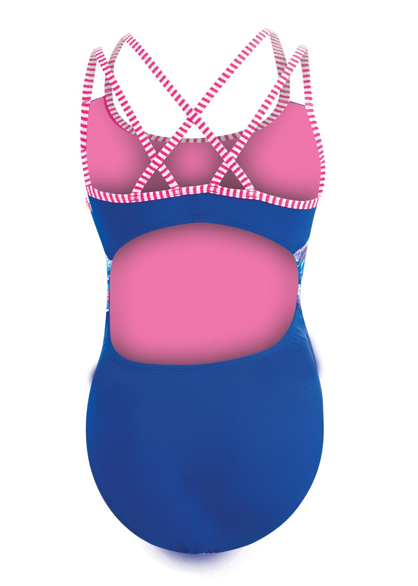 Uglies Underwater Camo Double Strap Swimsuit