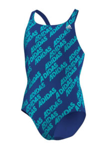 Adidas Girl's Back To School Swimsuit - Blue