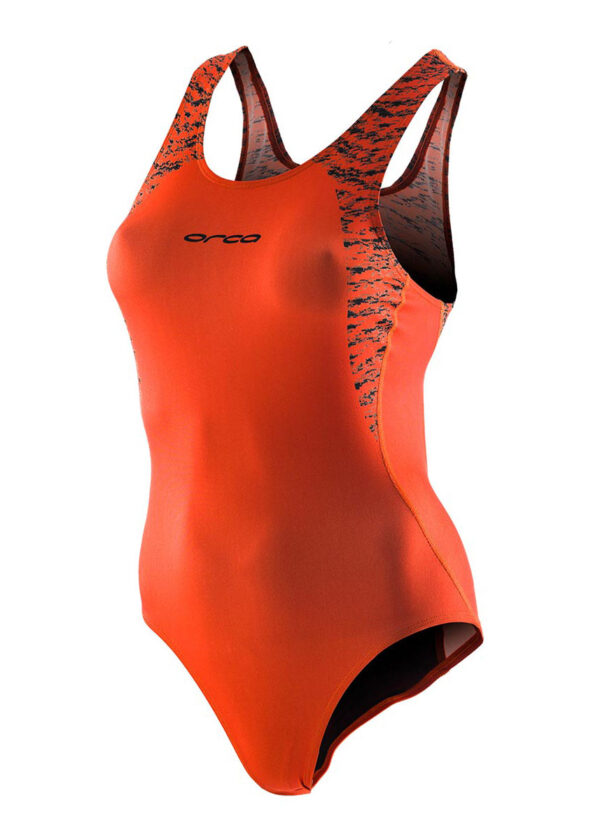 Orca One Piece Swimsuit - Orange-0