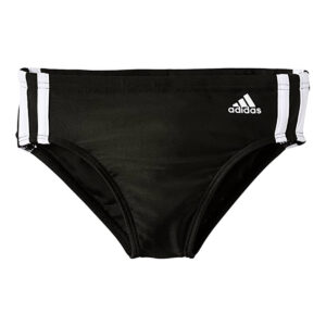 Adidas Boy's Three Stripes Brief - Black / White-0