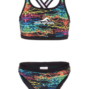 Aquafeel Girl's Watercolors Mini-Cross Back Swim Bikini-0