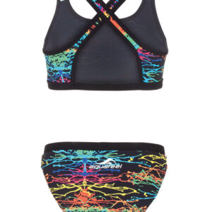 Aquafeel Girl’s Watercolors Mini-Cross Back Swim Bikini