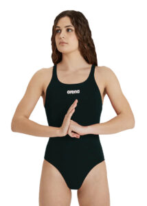 Arena Solid Swim Pro Swimsuit - Black / White