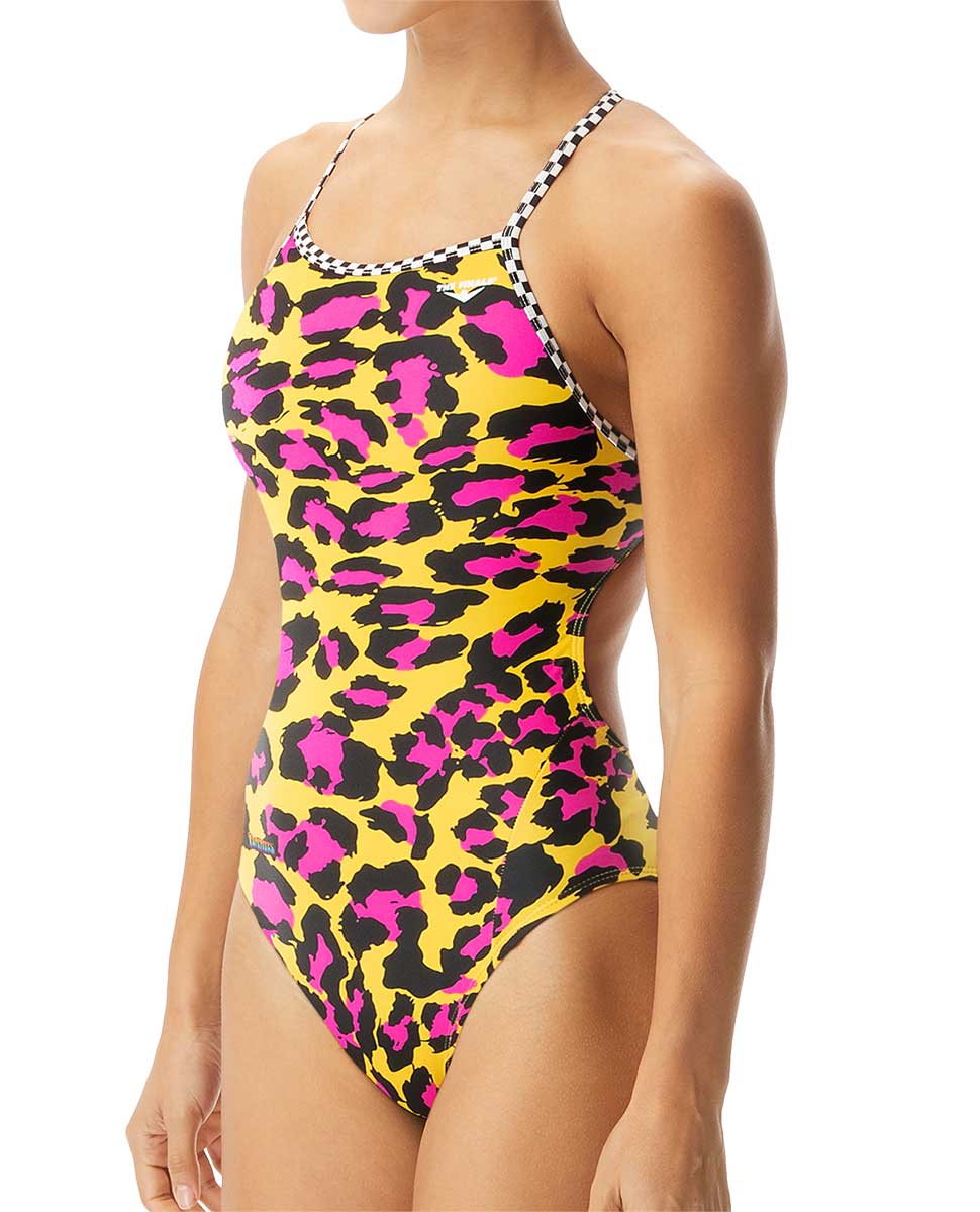 The Finals Girl's Furtastic Swimsuit - Yellow-0