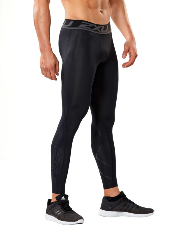 2XU Men's Accelerate Compression Tights - Black/Nero-0
