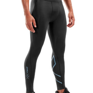 2XU Men's MCS X Training Competition Tights - Black/Denim-0