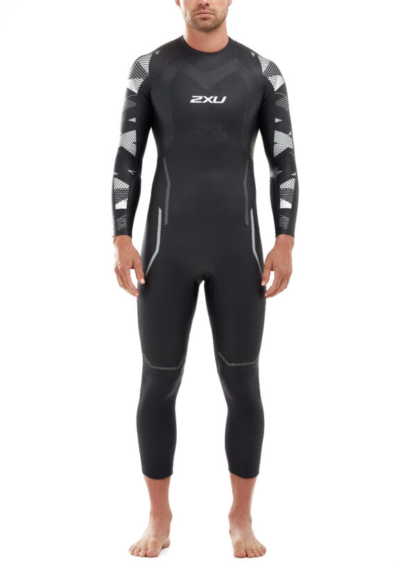 2XU Men's P:2 Propel Wetsuit - Black/Textural Geo-0