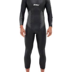 2XU Men's P:1 Propel Wetsuit - Black/Silver Shadow-0