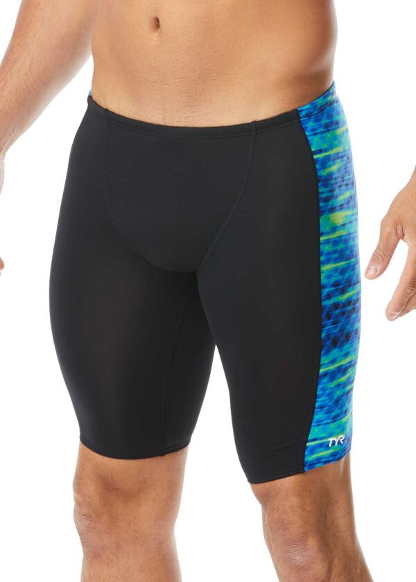 TYR Durafast Elite Castaway Hero Jammer - Blue/Green-0