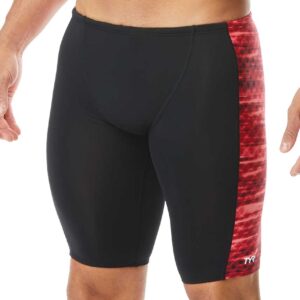 TYR Boy's Durafast Elite Castaway Hero Jammer - Red-0