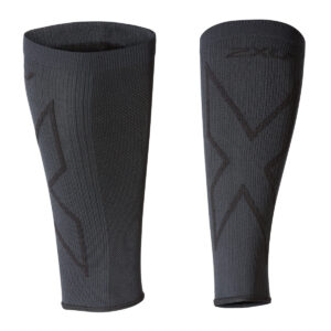2XU Unisex X Compression Calf Sleeves - Titanium/Black-0