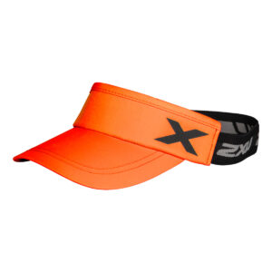 2XU Performance Visor - Flame/Black-0