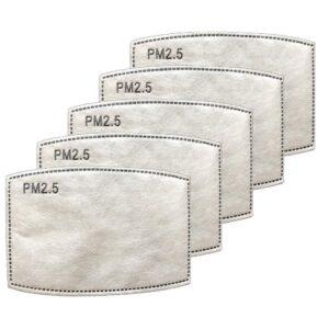 5 pack of Activated Carbon Breathing Filters-0