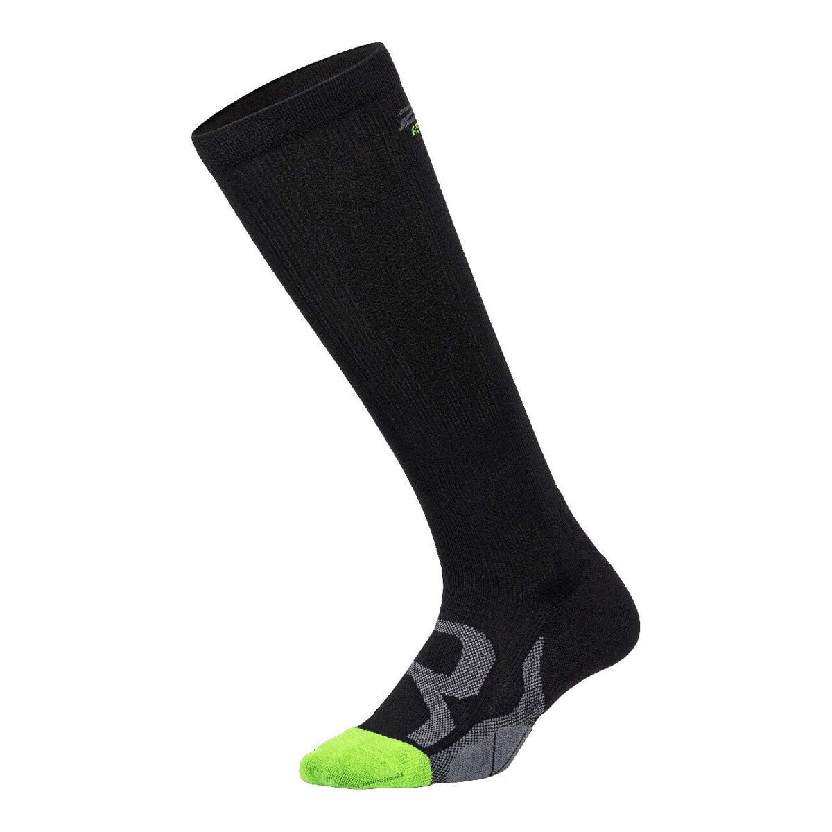 2XU Unisex Comp Socks for Recovery - Black / Grey-0