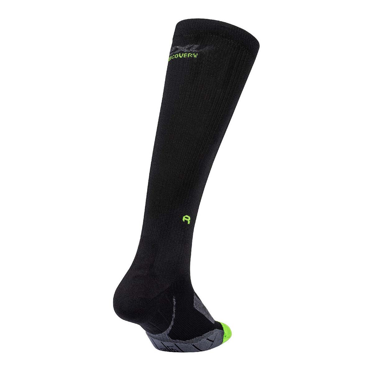 2XU Unisex Comp Socks for Recovery - Black / Grey-538891