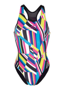 Aquafeel Girl's Stripe Confusion Swimsuit
