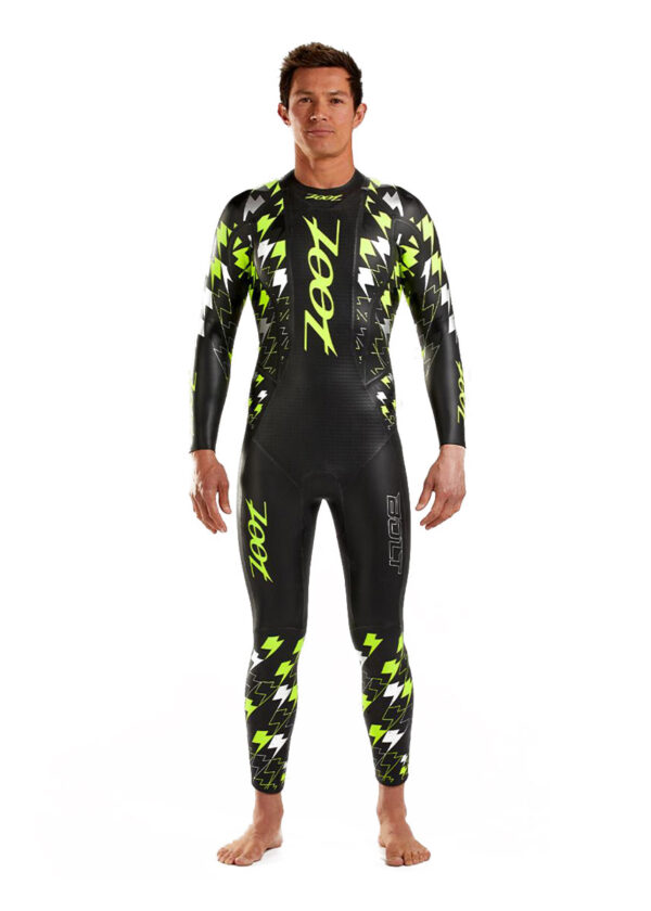 Zoot Men's Bolt Tri Wetsuit - Yellow / Silver-0