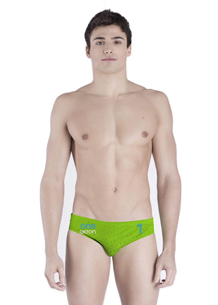 Akron Adi One Brief - Green / Blue-0