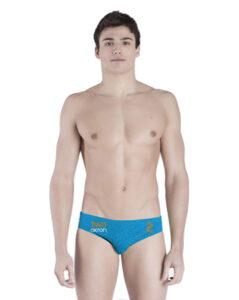 Akron Adi Two Brief - Blue / Orange