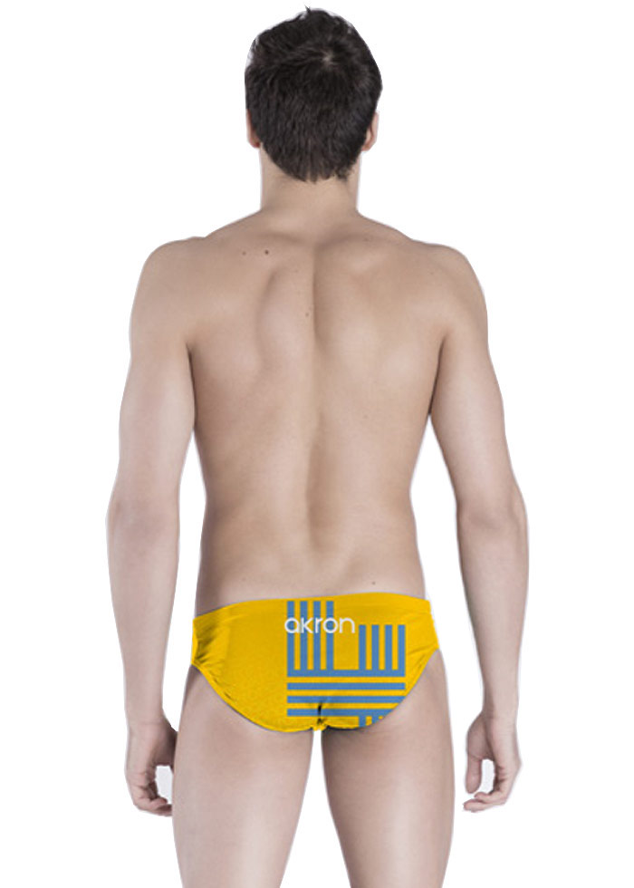 Akron Adi Four Brief - Yellow / Blue-brand