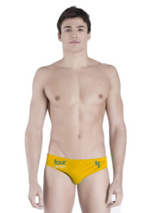 Akron Adi Four Brief - Yellow / Blue