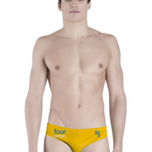 Akron Adi Four Brief - Yellow / Blue-0