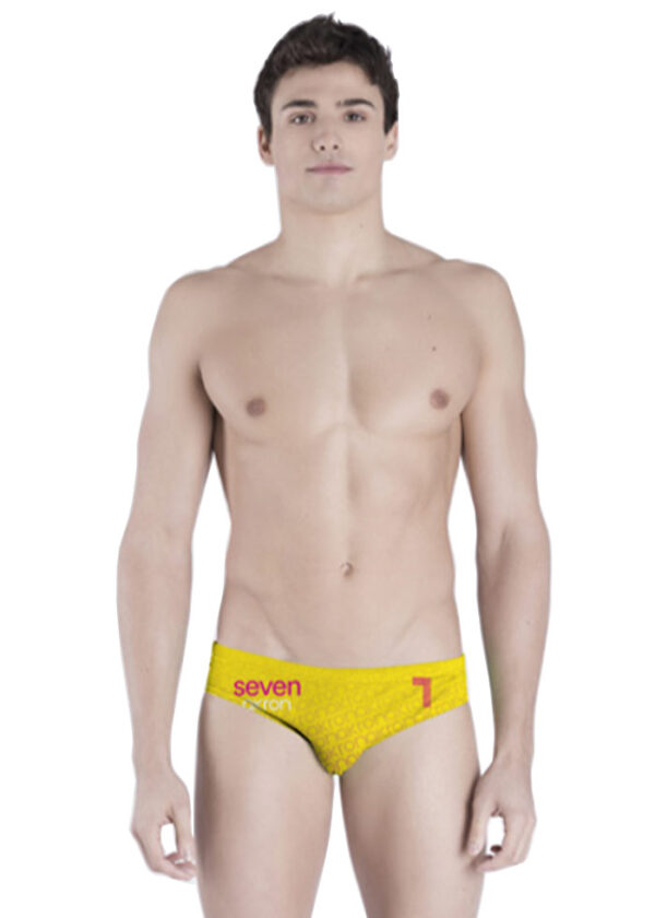 Akron Adi Seven Brief - Yellow / Purple-0