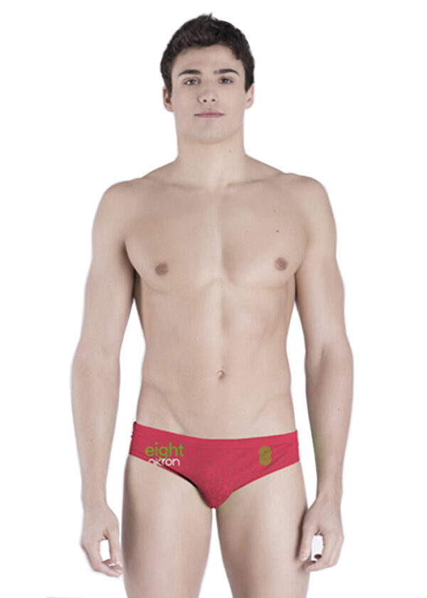 Akron Adi Eight Brief - Red / Green-0