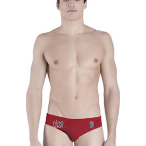 Akron Adi Nine Brief - Red / Blue-0