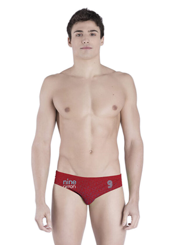 Akron Adi Nine Brief - Red / Blue-0