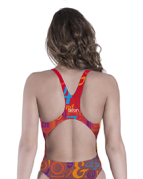 Akron Elton Vintage Swimsuit - Red-brand