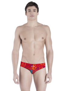 Akron Elton Vintage Brief - Red