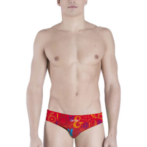 Akron Elton Vintage Brief - Red-0