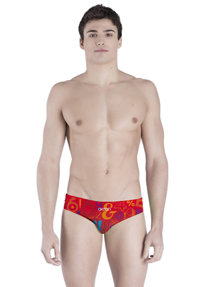 Akron Elton Vintage Brief - Red-0