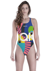 Akron Girl's Abba 1 Swimsuit - Multi