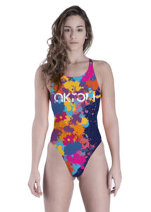 Akron Girl's Drop 1 Swimsuit - Multi