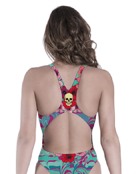 Akron Women's Skully 1 Swimsuit - Multi-brand