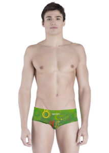 Akron Tony Vintage 14cm Trainer Swim Trunk - Green