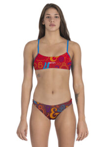 Akron Women's Elton Vintage Bikini - Red