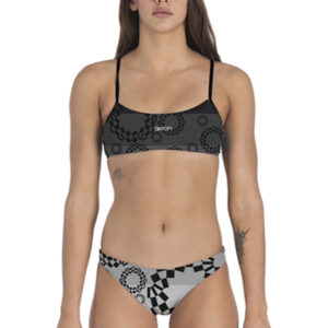 Akron Women's Tko Bikini - Black / White-0