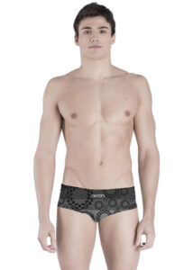 Akron Men's Tko 14cm Trainer Swim Trunk - Black / White