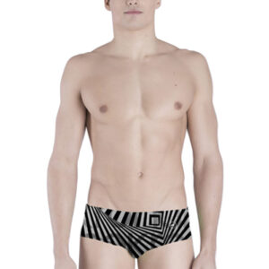 Akron Trap 14cm Trainer Swim Trunk - White / Black-0